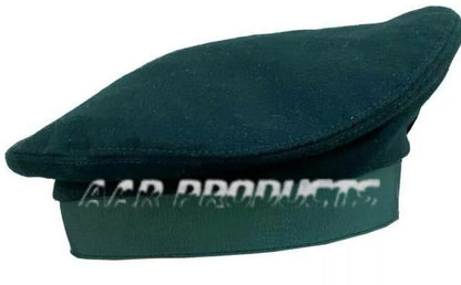 Irish Caubeen Military Wool Hat – Army Beret Balmoral Glengarry Style – 100% Wool Traditional Cap