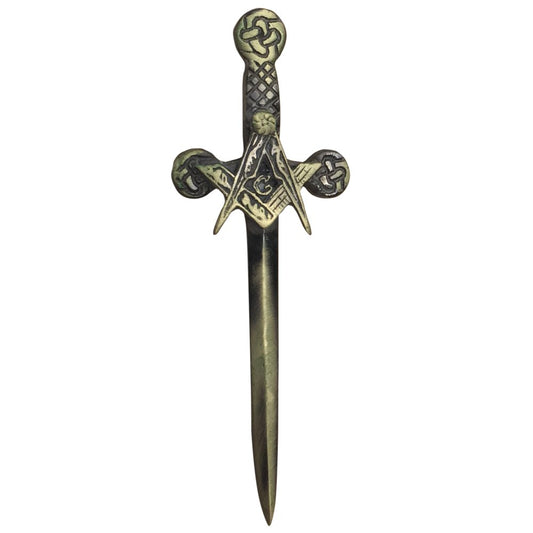 AAR Scottish Masonic Crest Kilt Pin Antique & Silver Finish Kilt Pins Accessory