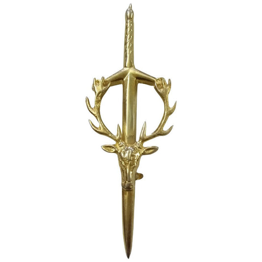 AAR Stag Head Kilt Pin Highland Scottish Celtic Design Kilt Accessory