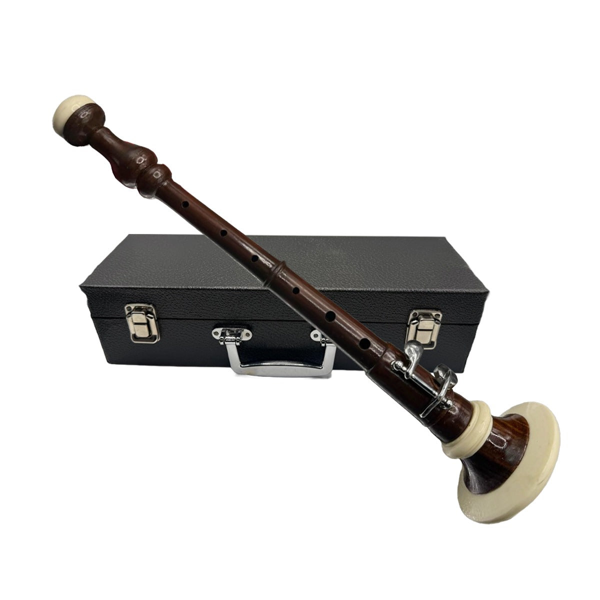 Bombard Chanter Brown Rosewood 2 Reed with Hard Carrying Box