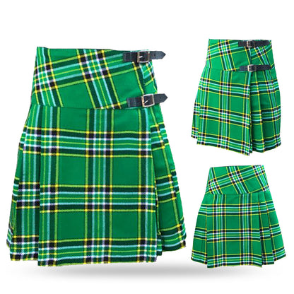 AAR Brand Women’s Billie Skirt Irish Green Heritage Tartan