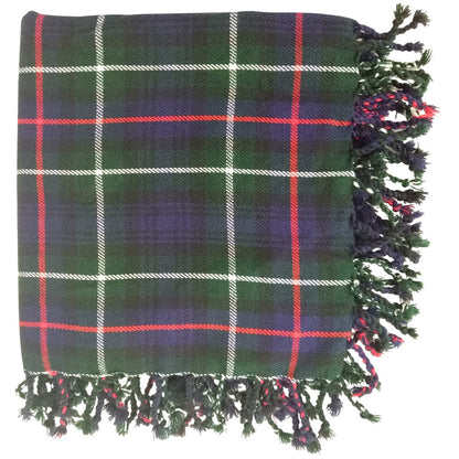 Tartan Fly Plaid Shawl – Scottish Kilt Scarf with Rolled Fringe
