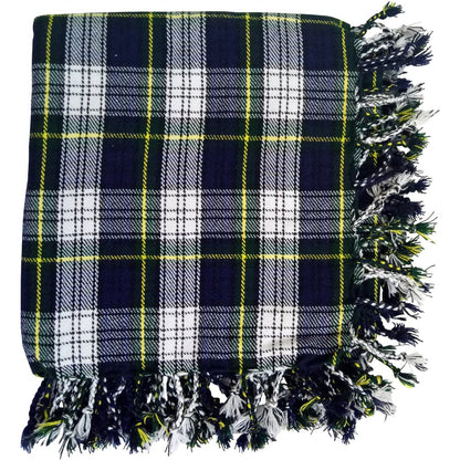 Tartan Fly Plaid Shawl – Scottish Kilt Scarf with Rolled Fringe