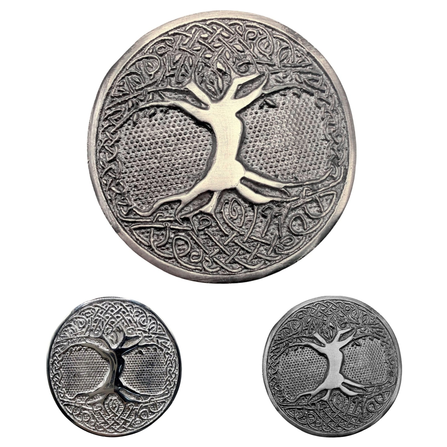 Scottish Kilt Belt Buckle Bronze Chrome Black Highland Tree Belts Buckles