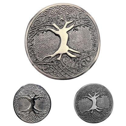 Scottish Kilt Belt Buckle Bronze Chrome Black Highland Tree Belts Buckles