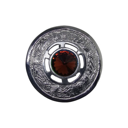 AAR Scottish Ladies Kilt Fly Plaid Brooch Stone 2"/Highland Shawl Brooches