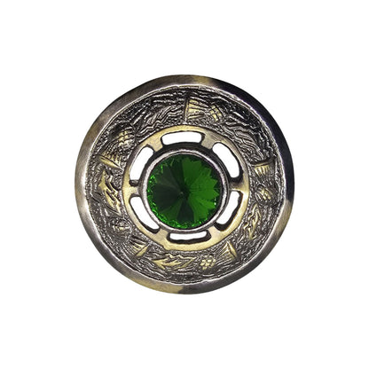 AAR Women's Scottish Celtic Kilt Fly Plaid Brooch Antique Plated in