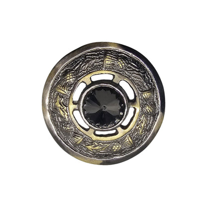 AAR Women's Scottish Celtic Kilt Fly Plaid Brooch Antique Plated in
