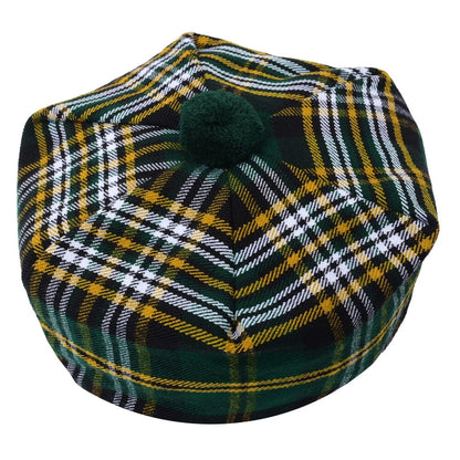 Scottish Tammy O’ Shanter Hat – Traditional Tartan Highland Cap for Men & Women