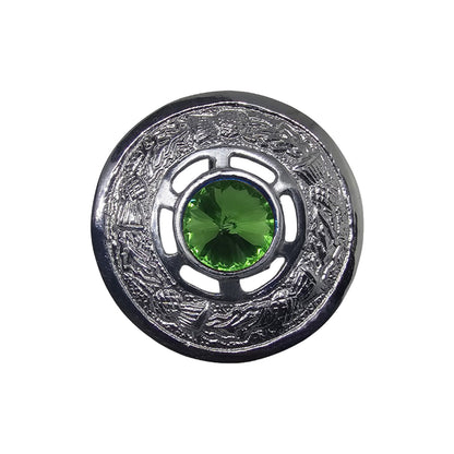 AAR Scottish Ladies Kilt Fly Plaid Brooch Stone 2"/Highland Shawl Brooches