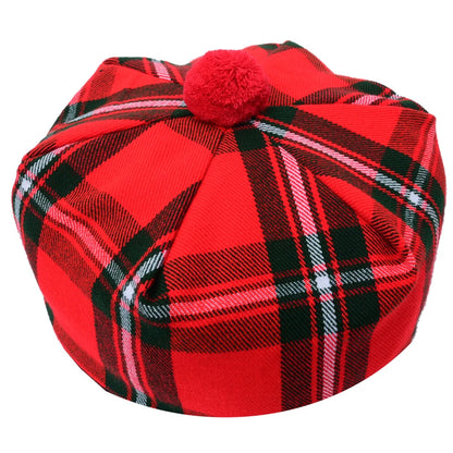 Scottish Tammy O’ Shanter Hat – Traditional Tartan Highland Cap for Men & Women