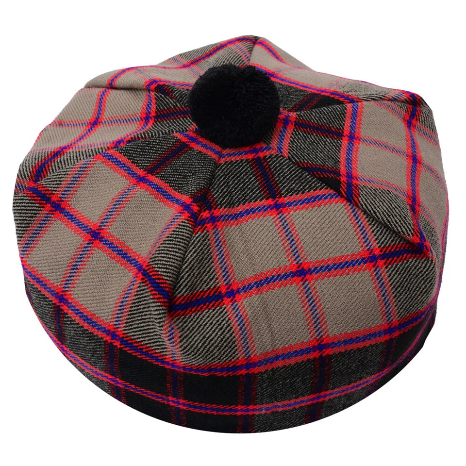 Scottish Tammy O’ Shanter Hat – Traditional Tartan Highland Cap for Men & Women