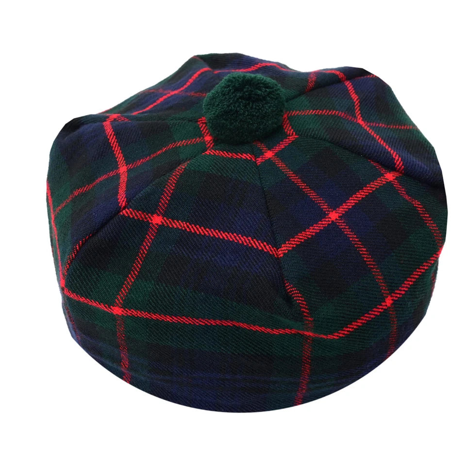 Scottish Tammy O’ Shanter Hat – Traditional Tartan Highland Cap for Men & Women