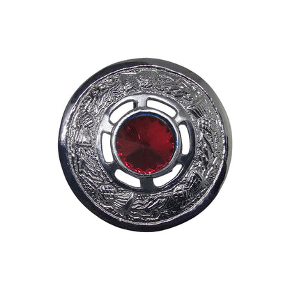 AAR Scottish Ladies Kilt Fly Plaid Brooch Stone 2"/Highland Shawl Brooches