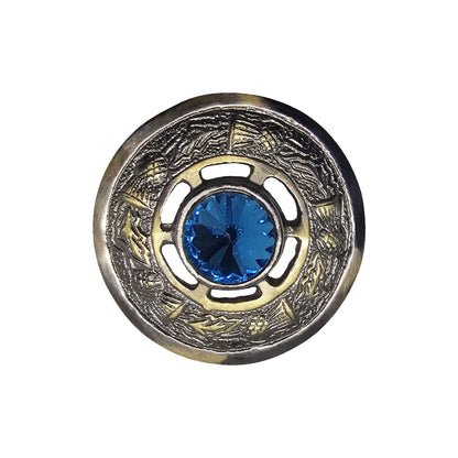 AAR Women's Scottish Celtic Kilt Fly Plaid Brooch Antique Plated in