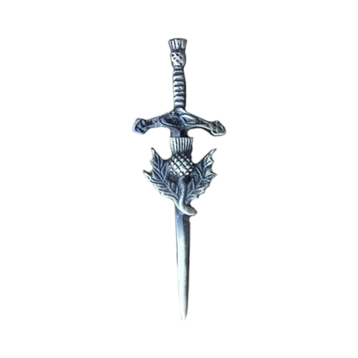 Kilt Pin Scottish Thistle Sword Accessory Kilts Antique Finish