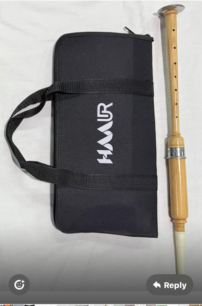 HAAUR Traders 18" Practice Chanter Cocus Wood with carrying Bag