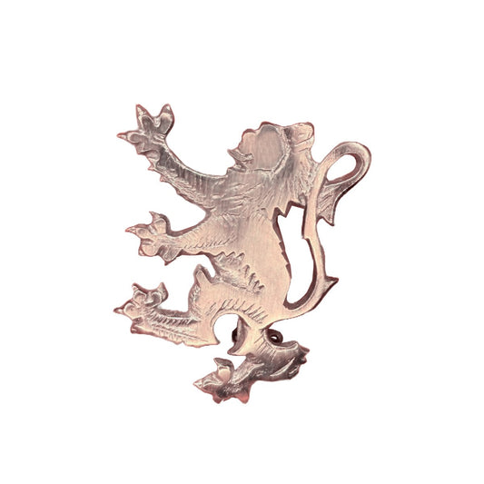 Scottish Lion Rampant Kilt Pin Antique/Chrome Plated 2"/Kilt Pins High Quality