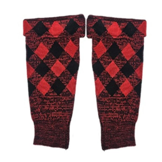 AAR Premium Traditional Scottish Acrylic Wool Kilt Hose Top Ribbed Design Socks
