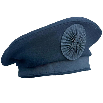 Irish Caubeen Military Wool Hat – Army Beret Balmoral Glengarry Style – 100% Wool Traditional Cap