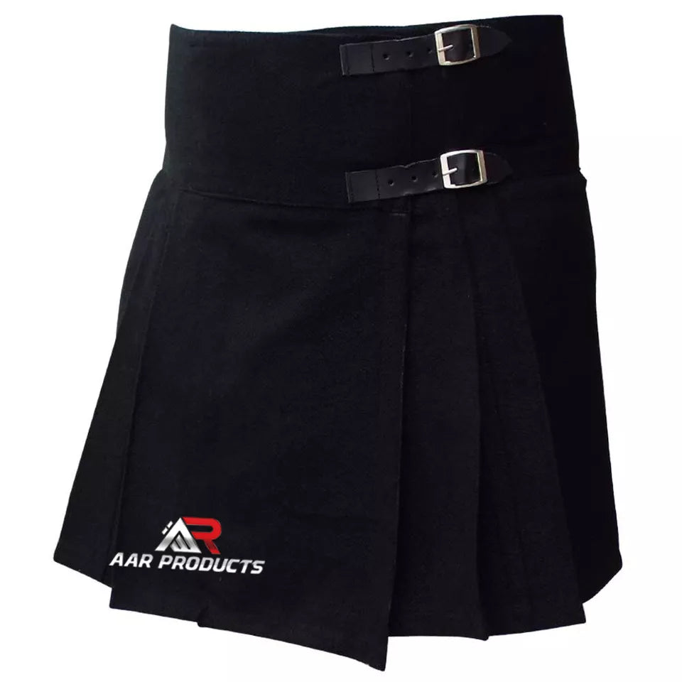 Women’s Tartan Billie Kilt Skirt – Pleated Highland Mini Kilt (28"–44")