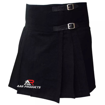 Women’s Tartan Billie Kilt Skirt – Pleated Highland Mini Kilt (28"–44")