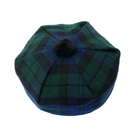 Scottish Tammy O’ Shanter Hat – Traditional Tartan Highland Cap for Men & Women