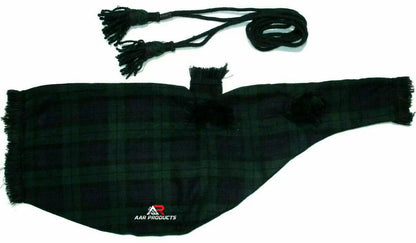 Bagpipe Cover Set with Cord Scottish Highland all Tartans Royal Stewart 30"X12"