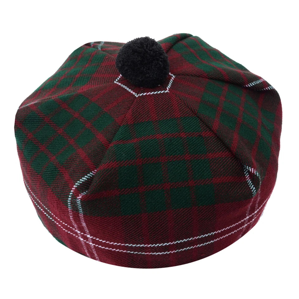 Scottish Tammy O’ Shanter Hat – Traditional Tartan Highland Cap for Men & Women