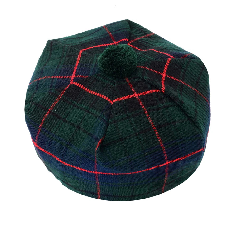 Scottish Tammy O’ Shanter Hat – Traditional Tartan Highland Cap for Men & Women
