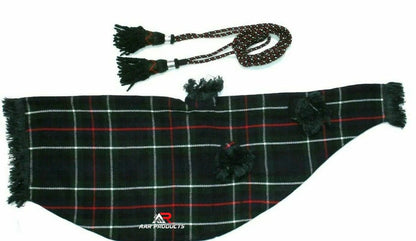 Bagpipe Cover Set with Cord Scottish Highland all Tartans Royal Stewart 30"X12"