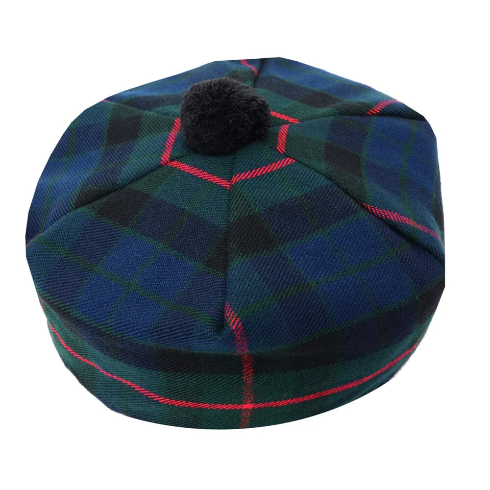 Scottish Tammy O’ Shanter Hat – Traditional Tartan Highland Cap for Men & Women