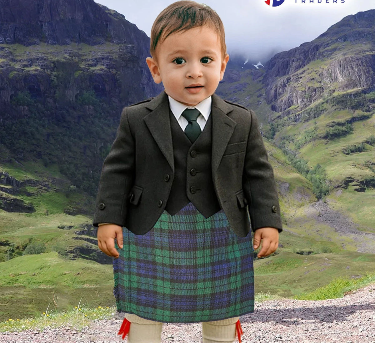 Mini Kilts Royal Stewart Tartan Scottish Children Green Boys Babies