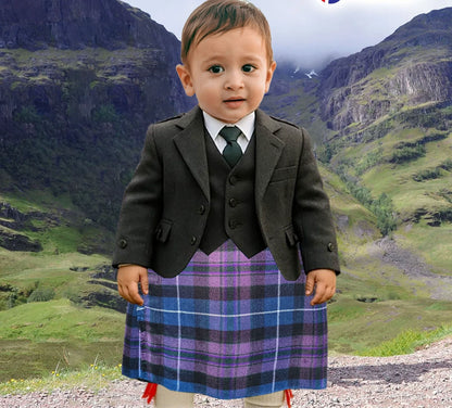 Mini Kilts Royal Stewart Tartan Scottish Children Green Boys Babies
