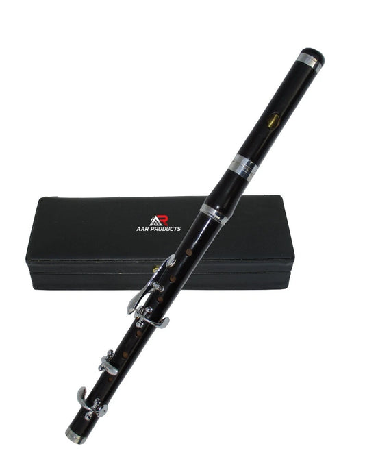 Irish Scottish Marching Bb Flute with 5 Keys High Pitch Black Hard Case