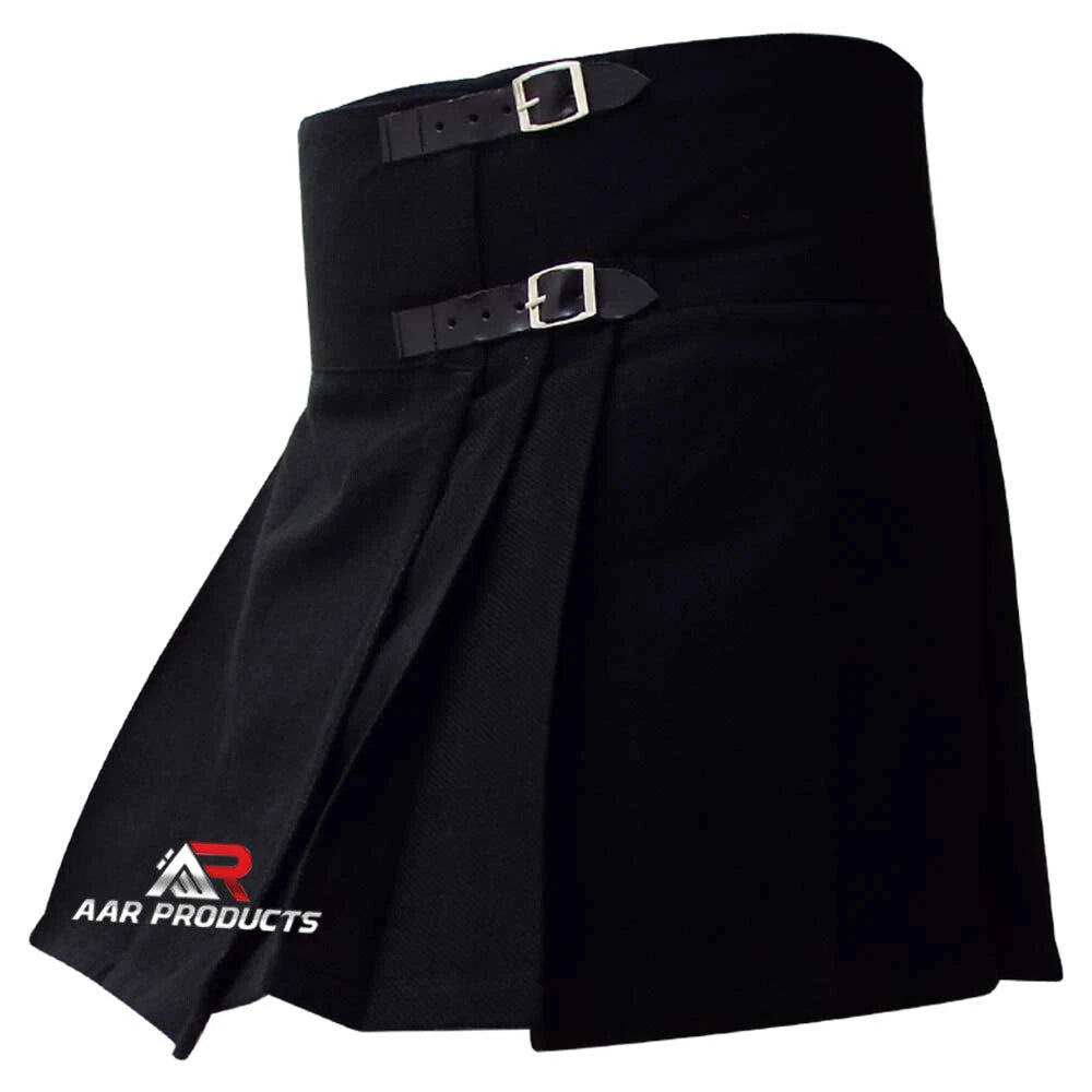 Ladies Women Kilt Tartan Scottish Pleated Billie Kilts Skirts Size 28"