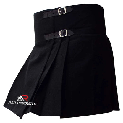 Ladies Women Kilt Tartan Scottish Pleated Billie Kilts Skirts Size 28"