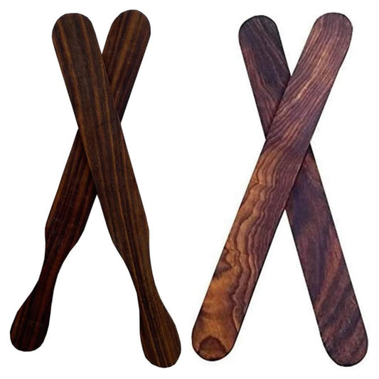 AAR Rosewood Rhythm Bones – Traditional Folk Percussion Instrument – Handheld Wooden Clackers for Celtic & Folk Music