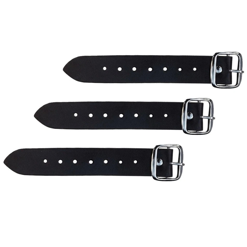 Kilt Extension Heavy Duty Metal Leather Strap size 7” X 1.25” Extension Men Set