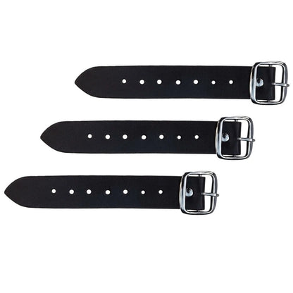 Kilt Extension Heavy Duty Metal Leather Strap size 7” X 1.25” Extension Men Set