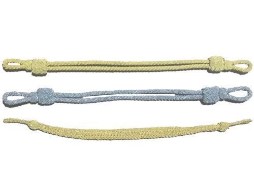 Gold Bullion Officer Army Military Airforce Elite Chin Strap Visor Cap Cord