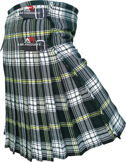 Men’s Scottish Tartan Kilt Traditional Highland Wear