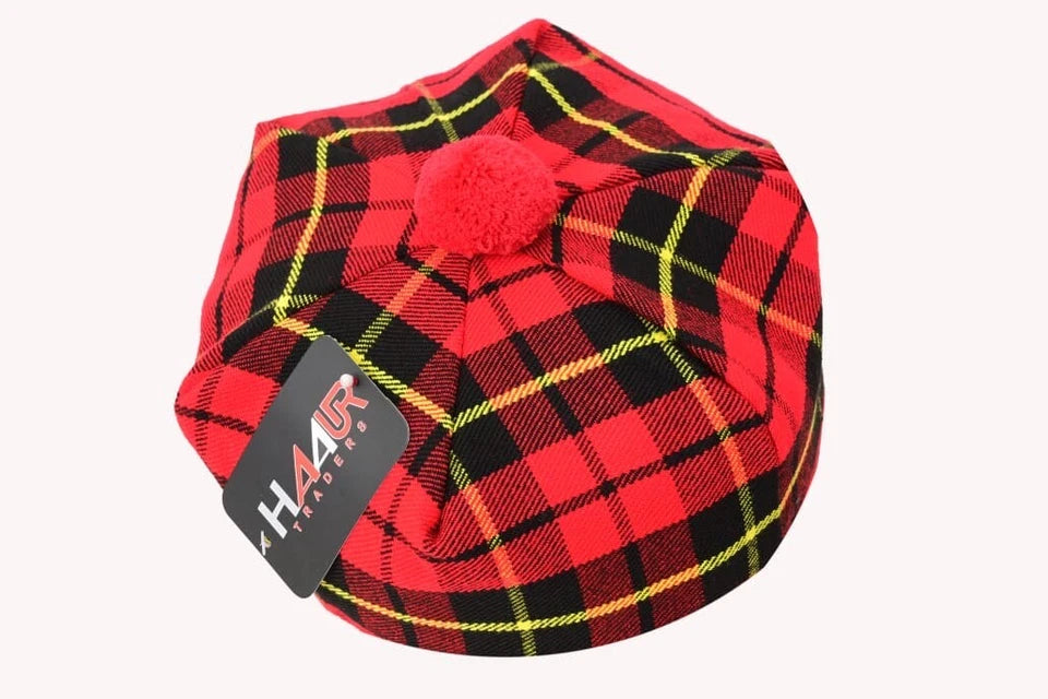 Scottish Tammy O’ Shanter Hat – Traditional Tartan Highland Cap for Men & Women